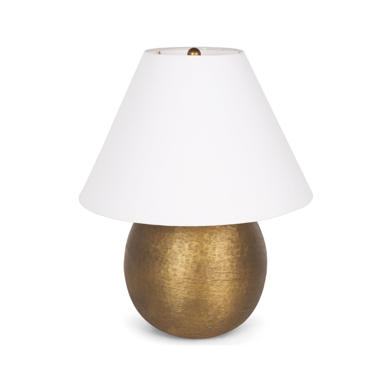 Sadiyah Table Lamp Gold Metal | Cream Shade
