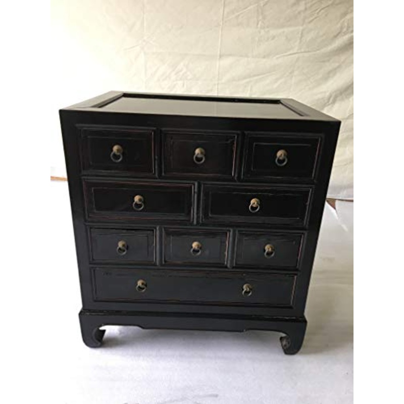 Antik Dynamic24 – Armadietto da Farmacia, con 9 cassetti, 60 x 67 cm