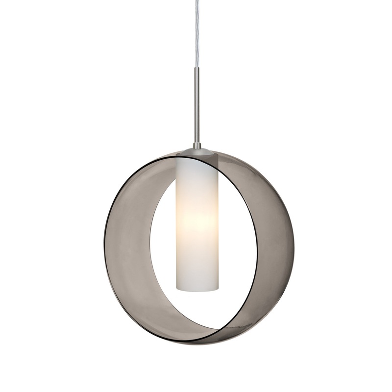 Besa 1JT-PLATOSM-SN Plato One Light Pendant Satin Nickel