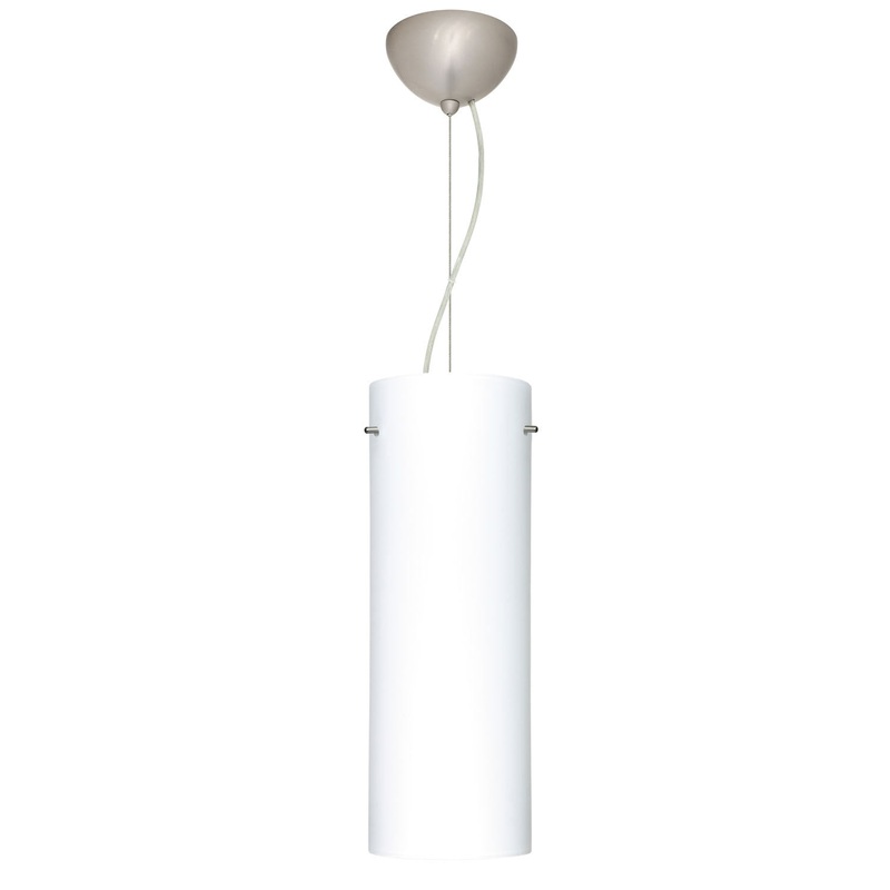 Besa 1KX-412807-SN Tondo One Light Pendant Satin Nickel