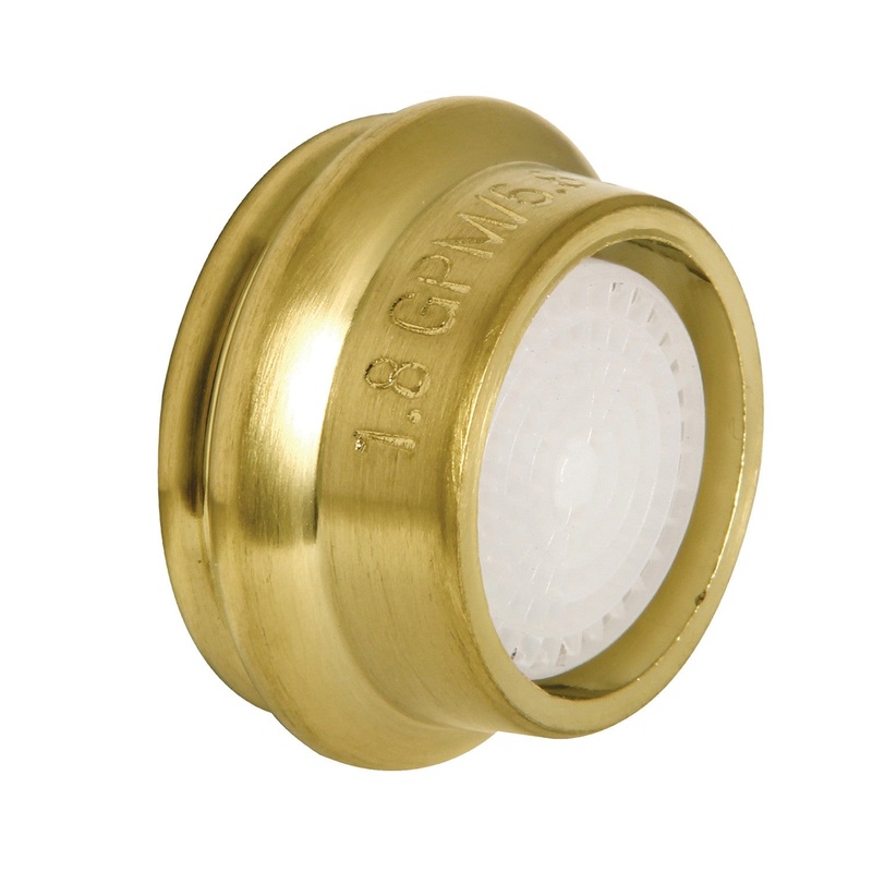 Cal Green Z18KBSA1407 1.8 GPM Female Aerator, Brushed Brass