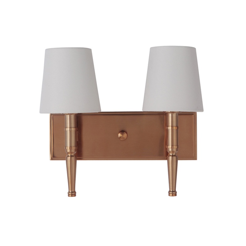 Craftmade 44602-SB Ella Two Light Vanity Satin Brass (Discontinued)