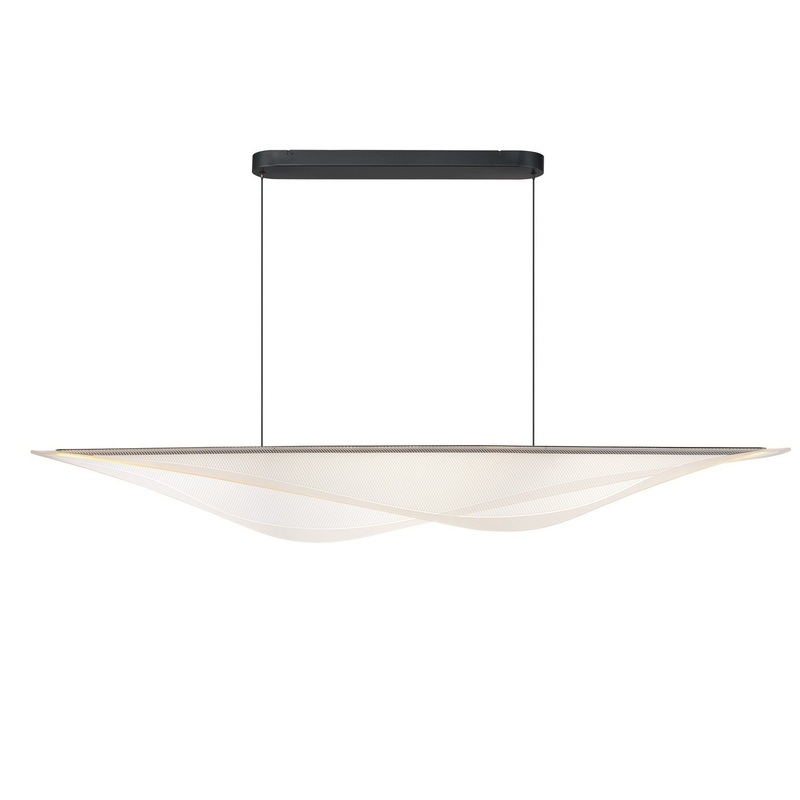 ET2 E24718-144BK Manta LED Linear Pendant Black