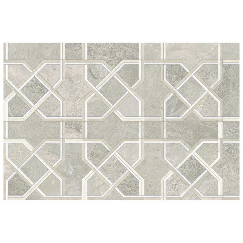 Utopio Madina Clay Honed Natural Stone Waterjet Mosaic