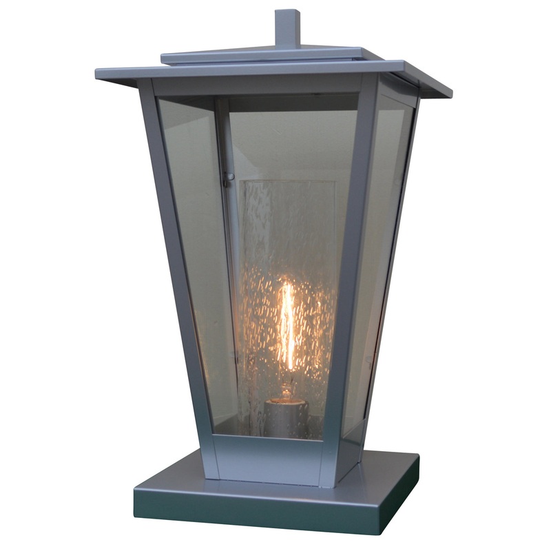 Arroyo BRC-10CLR/CS-P Brighton One Light Column Mount Pewter