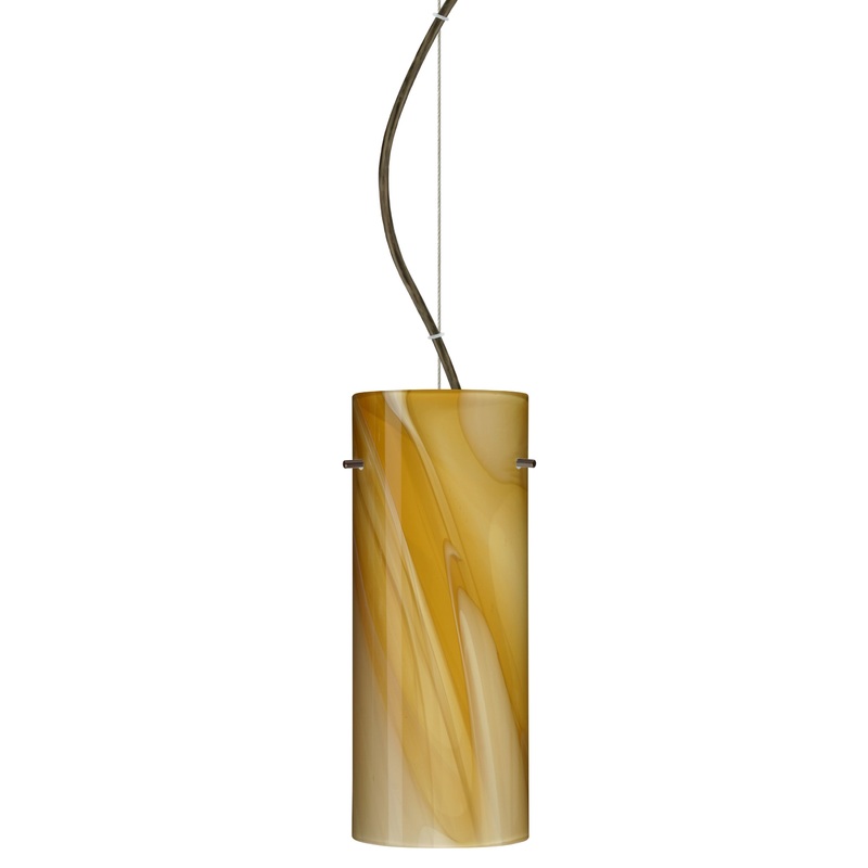 Besa 1KX-4123HN-BR Stilo One Light Pendant Bronze (Discontinued)