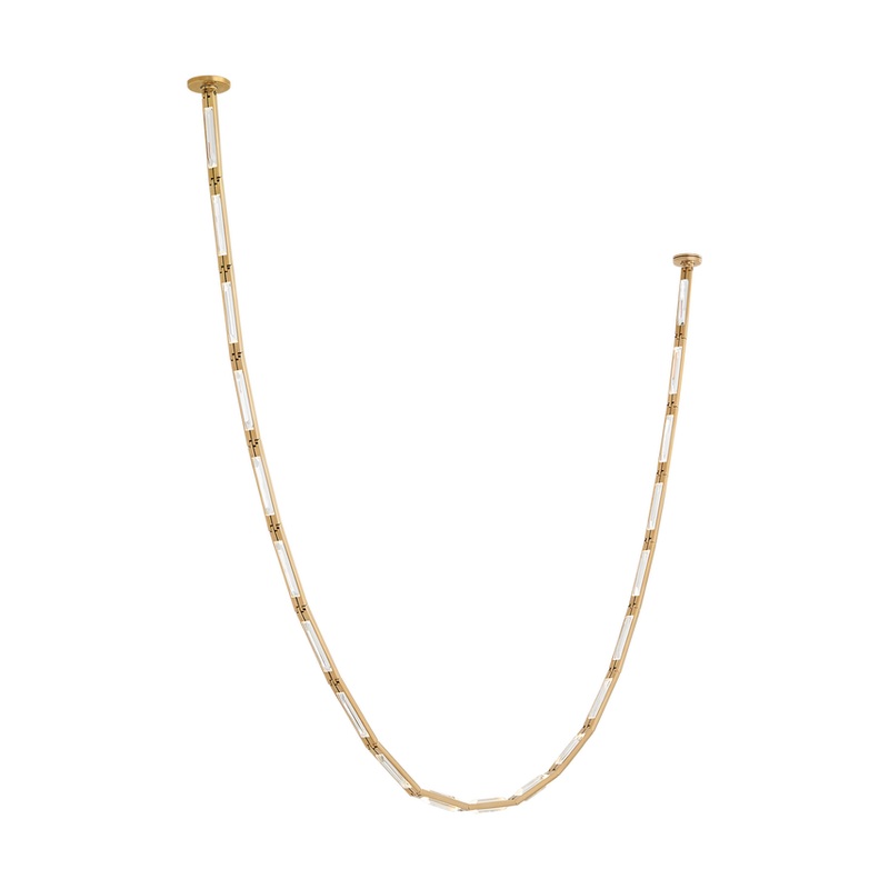 Catena 103 Chandelier Hand Rubbed Antique Brass 2700K Surface