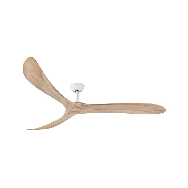 80″ Ceiling Fan from the Swell Collection in Matte White Finish by Hinkley