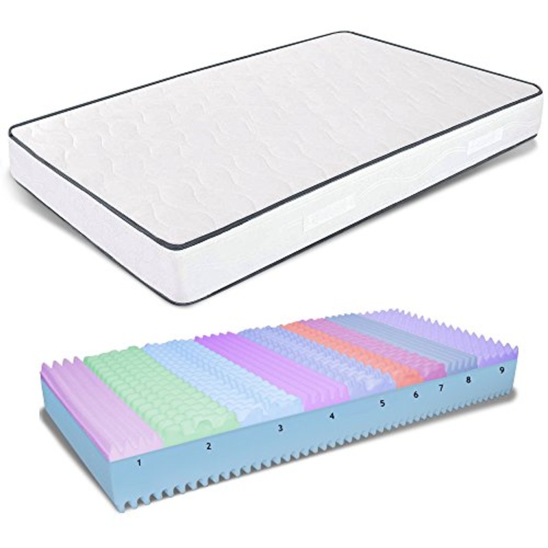 AILIME SRL Materasso Memory Una Piazza E Mezza 120X200 Alto 19 CM Ortopedico con Dispositivo Medico Premiere
