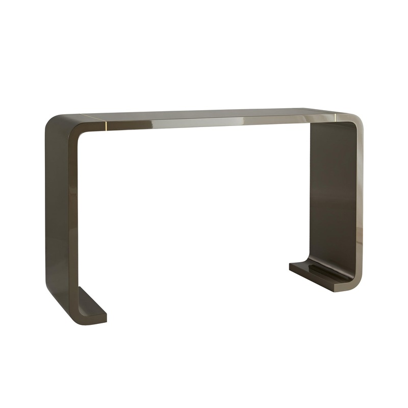 Arteriors 5028 Turnley Console Gray Lacquer