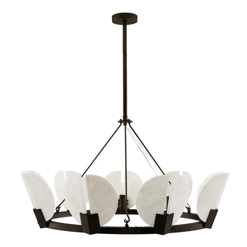 Arteriors 89661 Sierra Nine Light Chandelier English Bronze