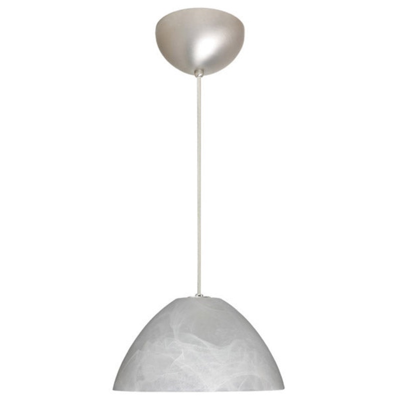 Besa 1JC-420152-SN Tessa One Light Pendant Satin Nickel