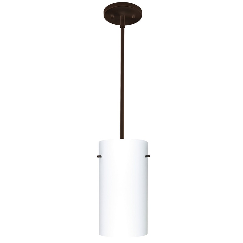 Besa 1TT-412007-LED-BR Tondo One Light Pendant Bronze