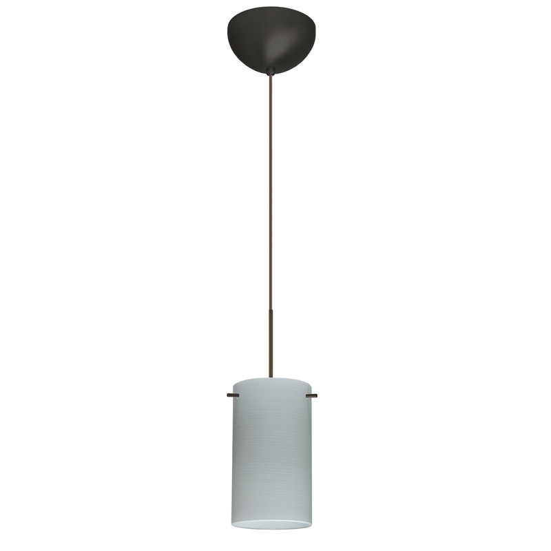 Besa 1XC-4404KR-LED-BR Stilo One Light Pendant Bronze