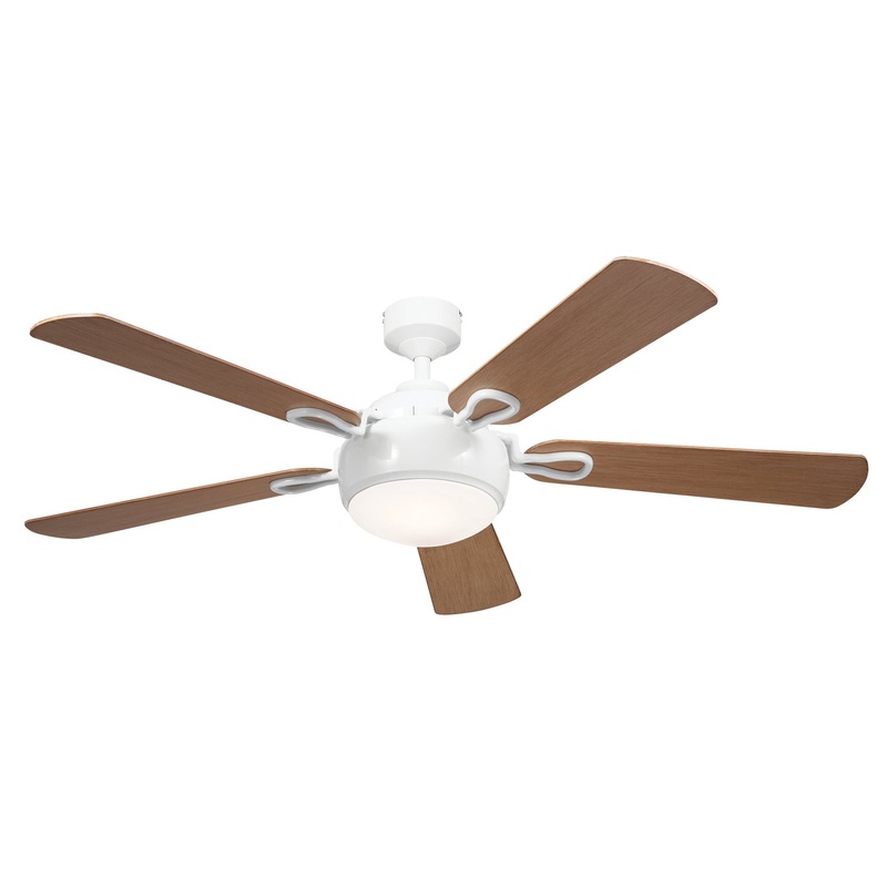 Kichler 300415WH 60″ Ceiling Fan, White
