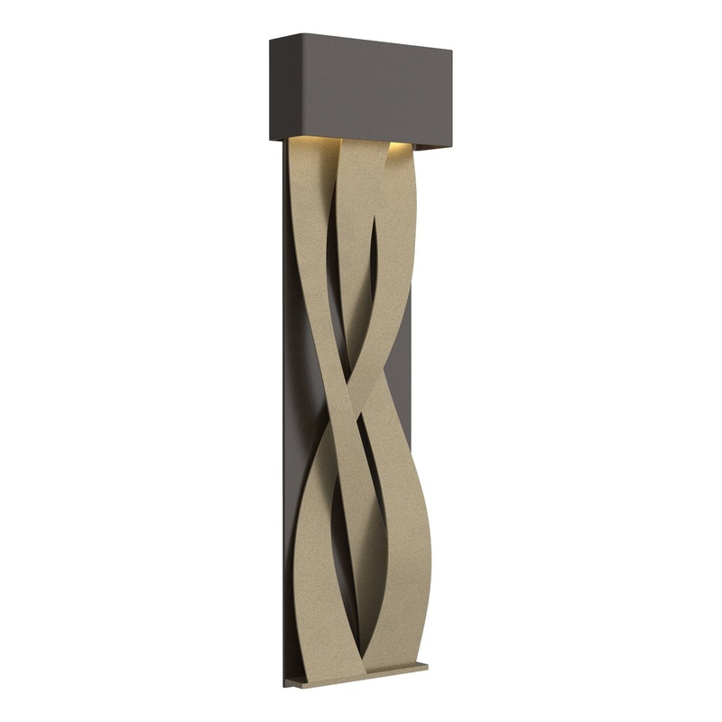 Tress Large LED Sconce Oil Rubbed Bronze Soft Gold