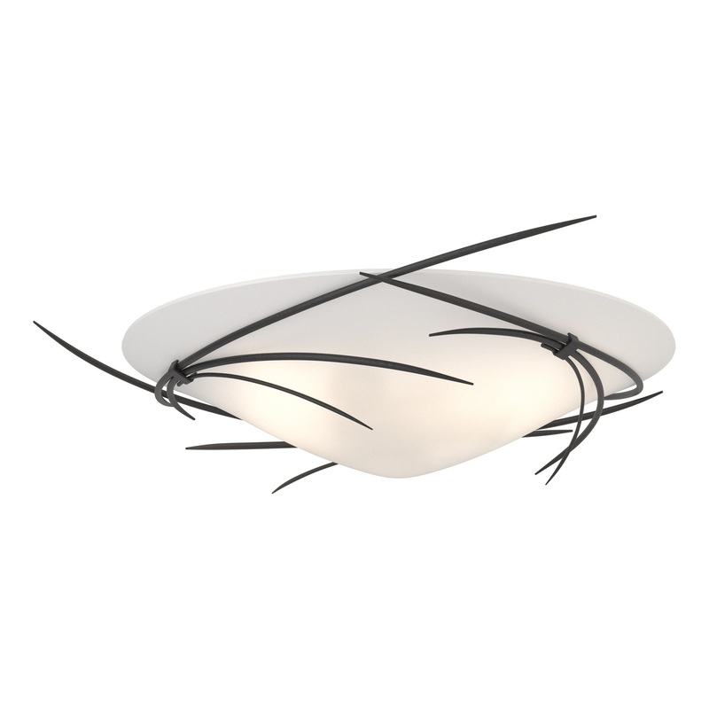 Wisp Semi-Flush Black
