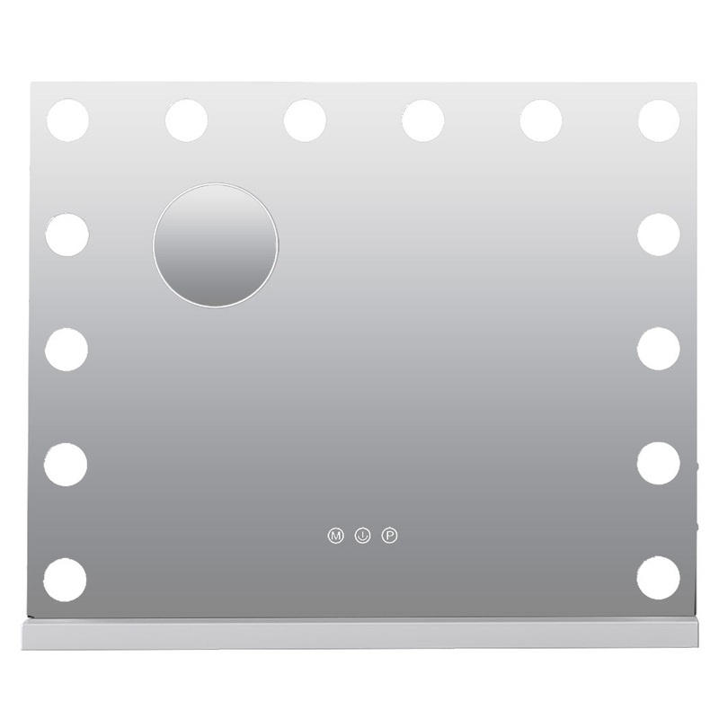 Yezi LED Vanity Makeup Mirror 42x50cm