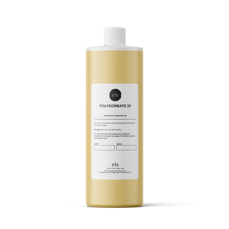 1L Polysorbate 20 Solubiliser Emulsifier Agent Surfactant – Tween 20