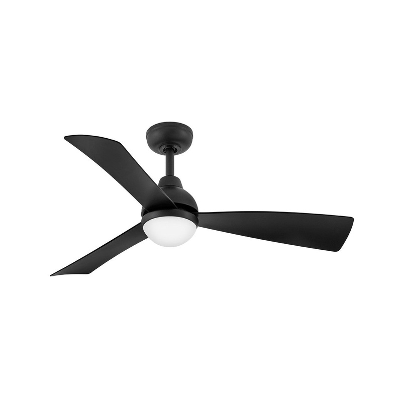 44″ Ceiling Fan from the Una Collection in Matte Black Finish by Hinkley