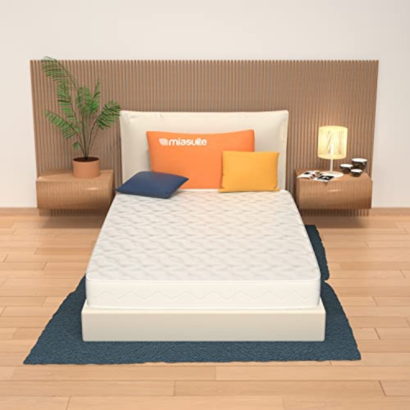 AILIME SRL Materasso Memory Foam Una Piazza E Mezza 120X195X25 CM Ortopedico con Dispositivo Medico Like