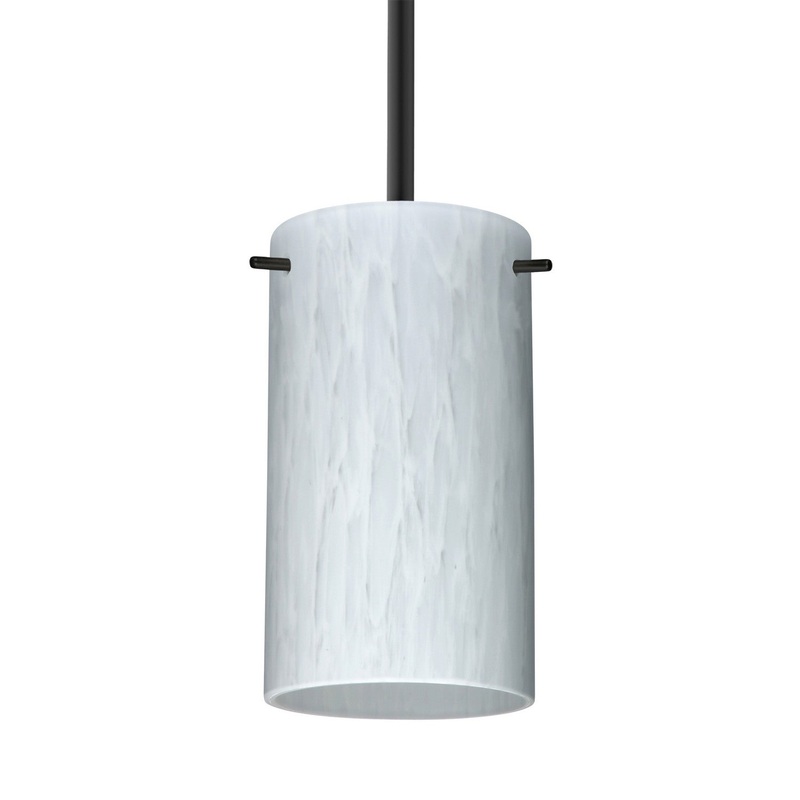 Besa 1TT-440419-BK Besa Stilo 7 Stem Pendant One Light Pendant Black