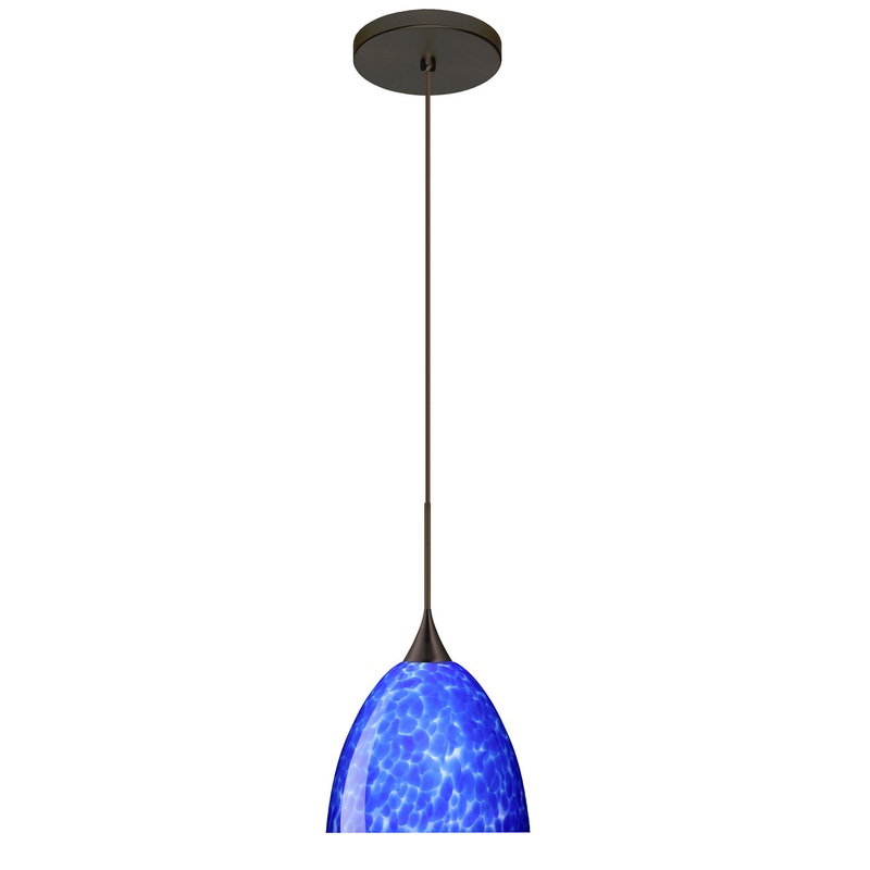 Besa 1XT-757086-LED-BR Sasha One Light Pendant Bronze (Discontinued)
