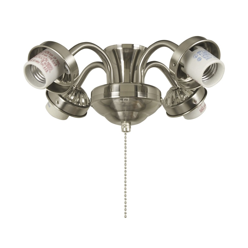 Craftmade EUBE42BCW Fitter Four Light Fitter Blackened/Charred Walnut (Discontinued)