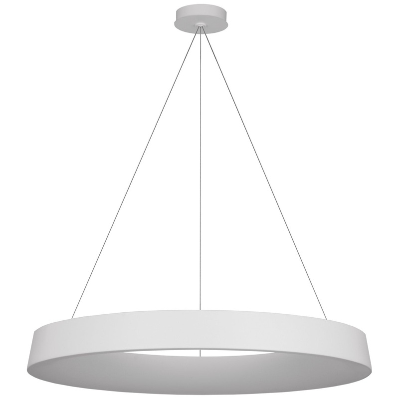 LED Chandelier from the Neptune Collection in Matte White Finish by Visual Comfort Signature