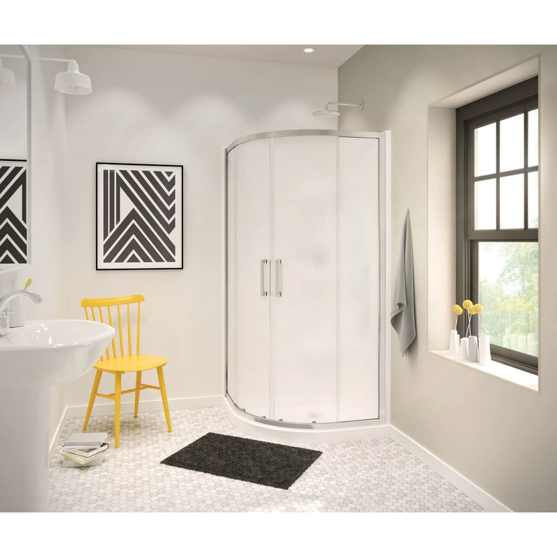 Radia Neo-round Sliding Shower Door 40 x 40 x 71  in. 6 mm