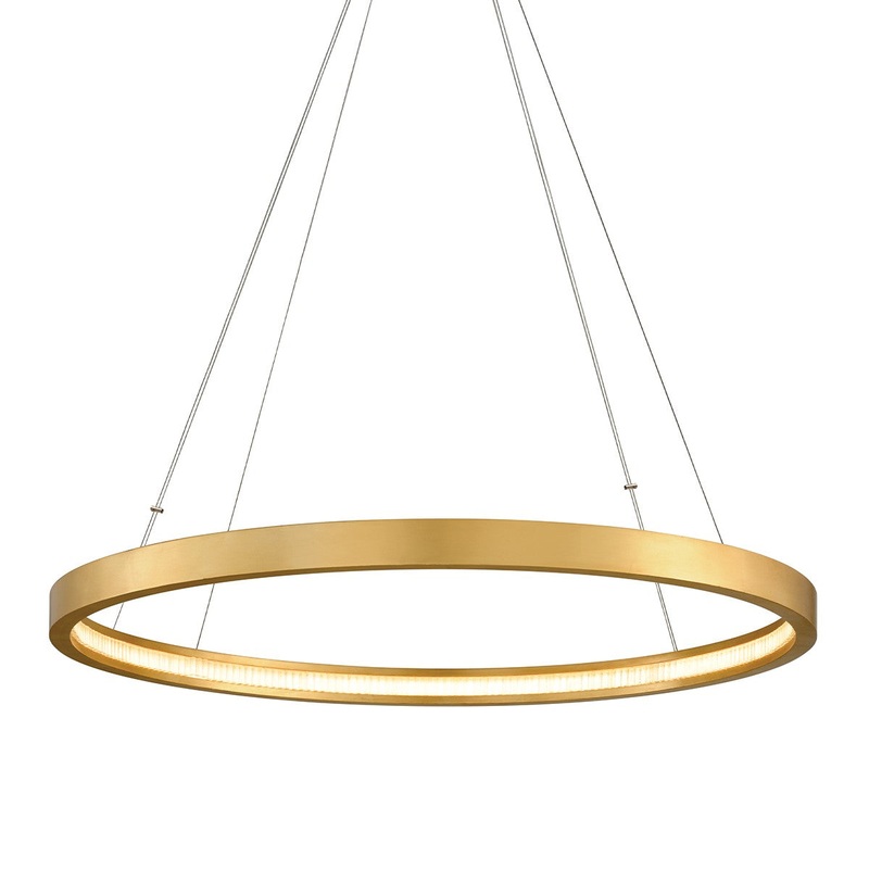 Corbett Lighting 284-43-GL Jasmine LED Chandelier Gold Leaf
