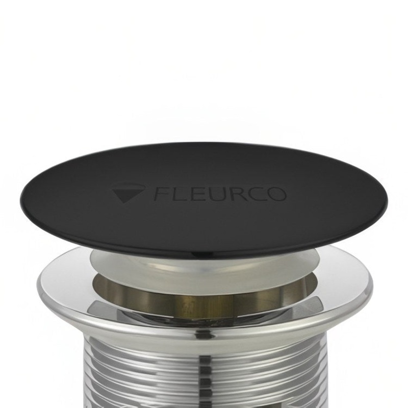 Drain Cover Matte Black Brass 1-1/2 Inch for Tub