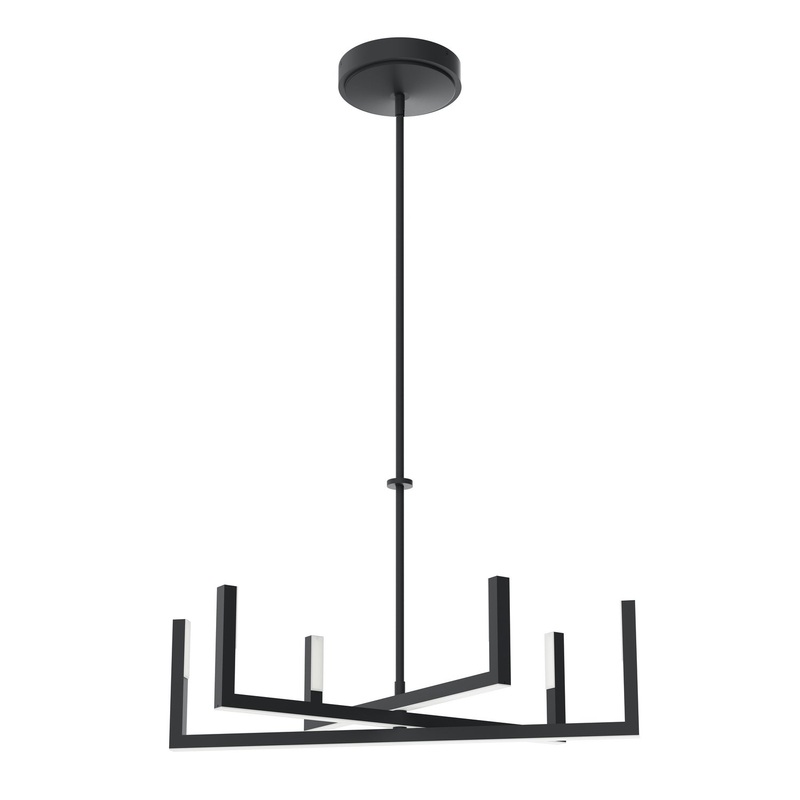 Kichler 84313MBK LED Chandelier, Matte Black