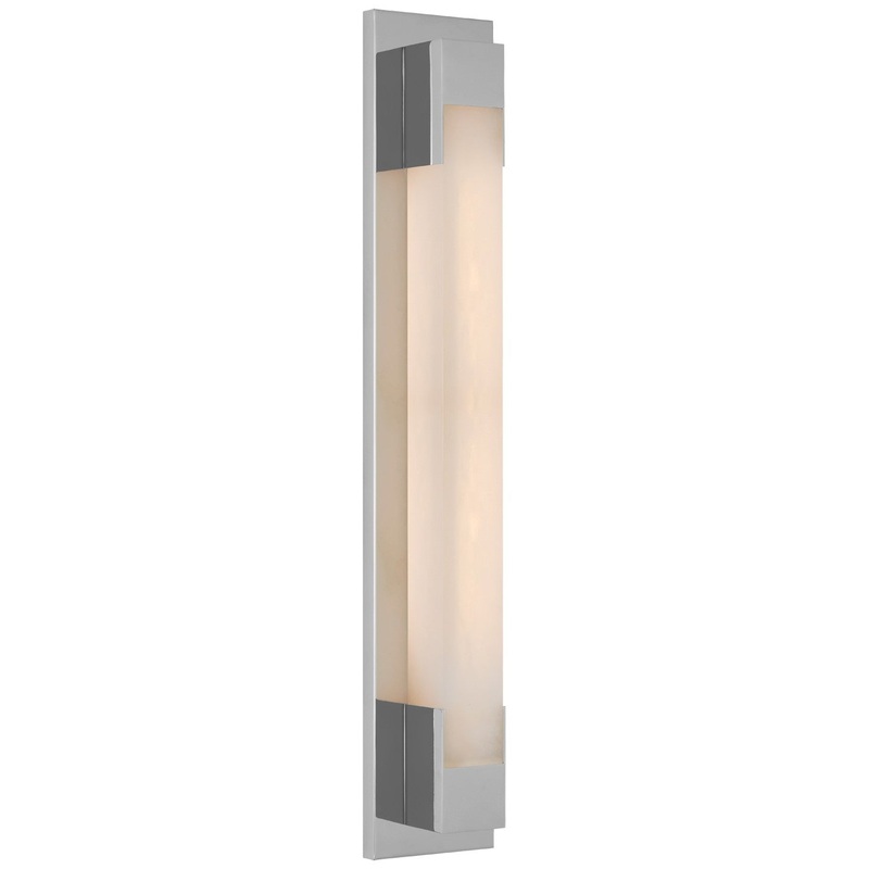 LED Bath Light from the Covet Collection in Polished Nickel Finish by Visual Comfort Signature