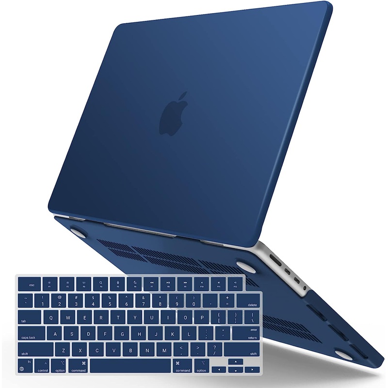 Suitable for  MacBook Pro 16 inch Case 2023 2022 2021 M2 A2780 A2485 M1 Pro/Max Hard Shell Case Keyboard Cover Blue