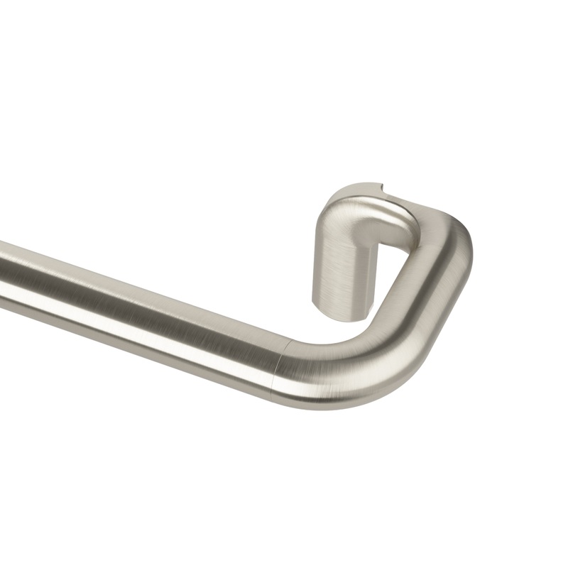 Twilight Expandable Blackout Curtain Rod Matte Nickel