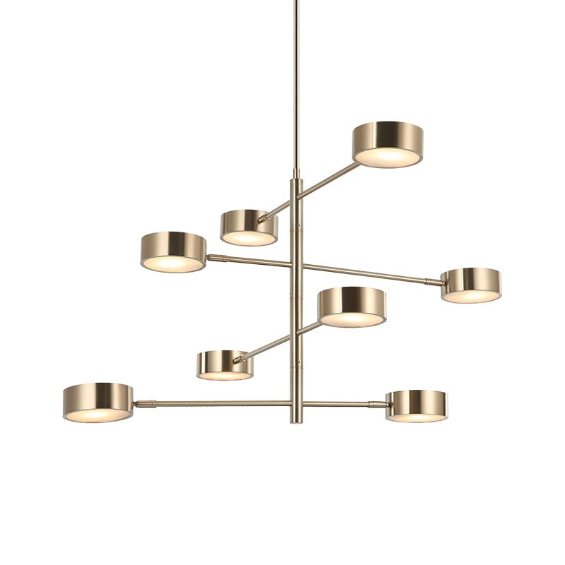 Weatherton 8-Light Pendant Champagne Gold