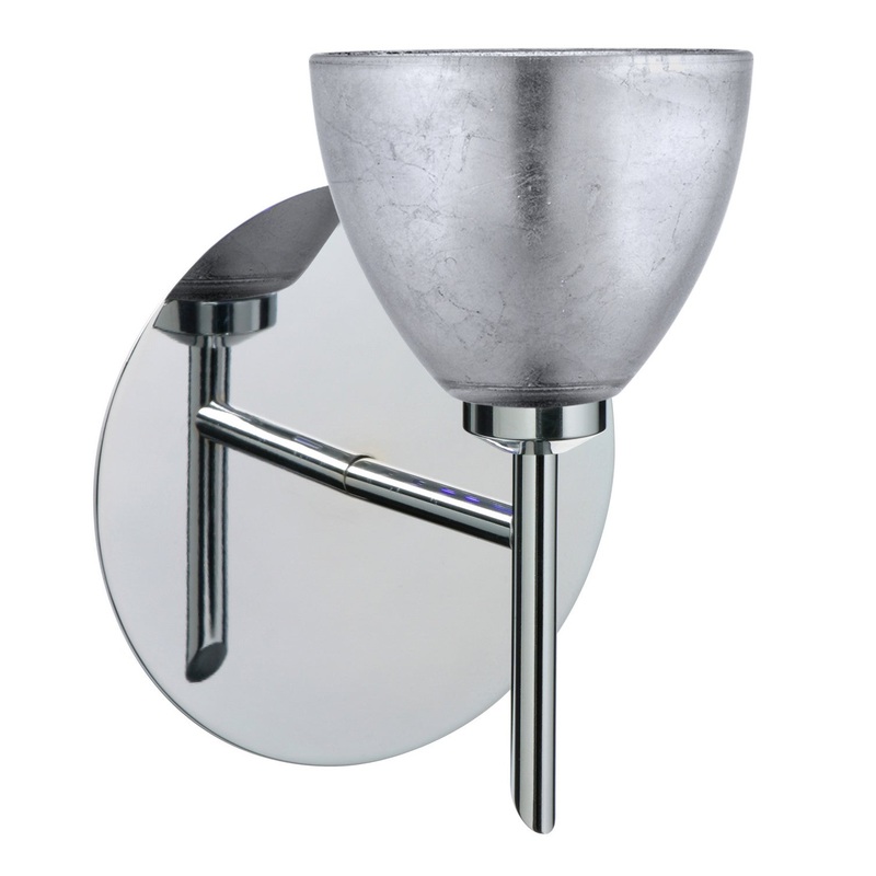 Besa 1SW-1758SF-CR Divi One Light Wall Sconce Chrome