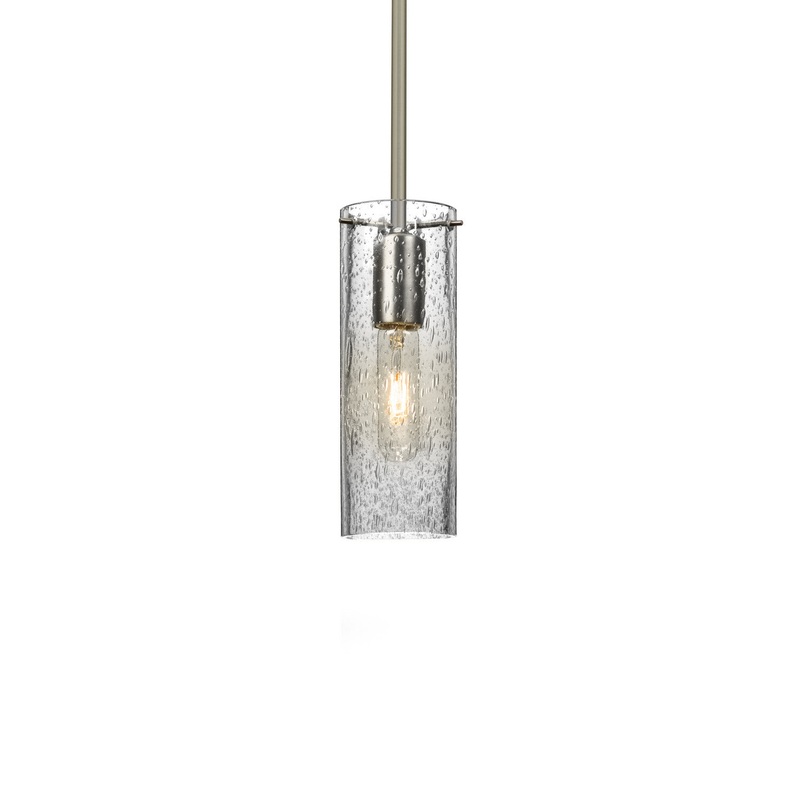 Besa 1TT-JUNI10CL-SN Juni One Light Pendant Satin Nickel