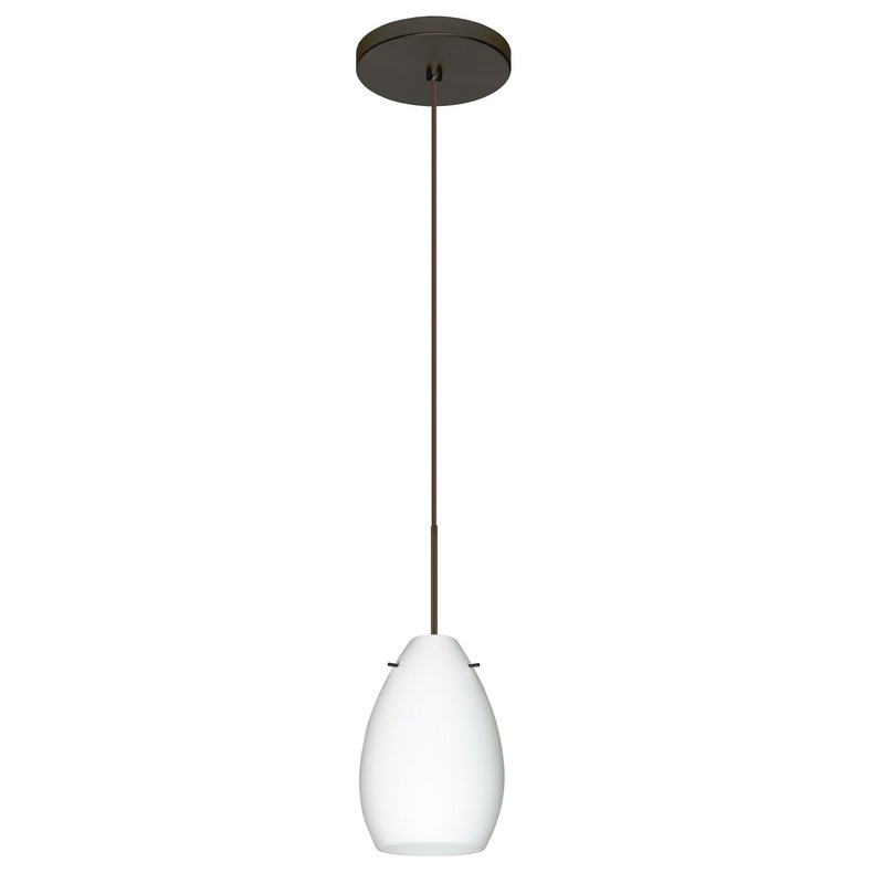 Besa 1XT-171307-BR Pera One Light Pendant Bronze