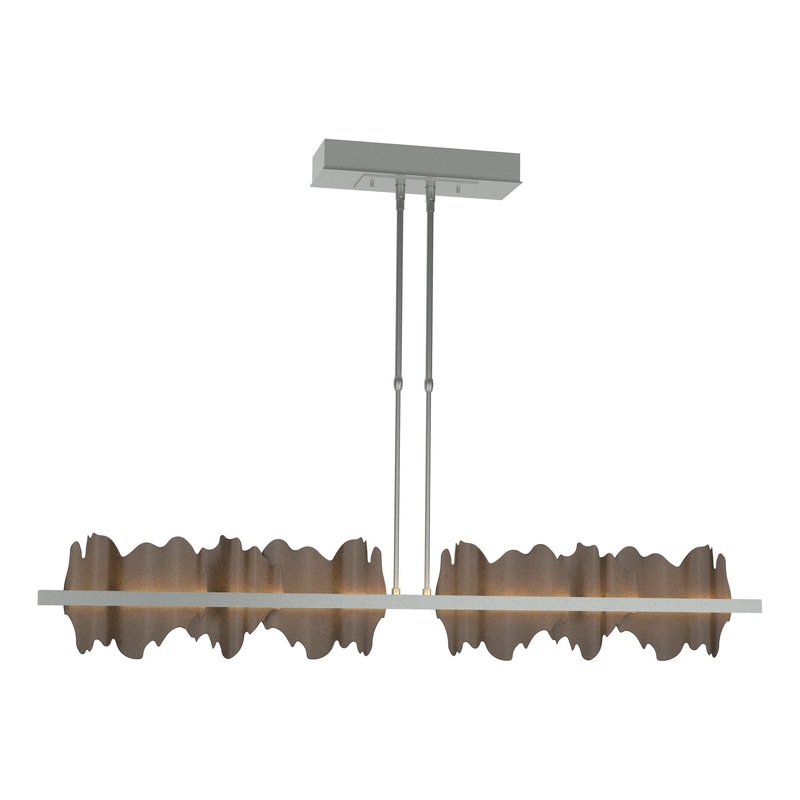 Hildene Large LED Pendant Vintage Platinum Bronze