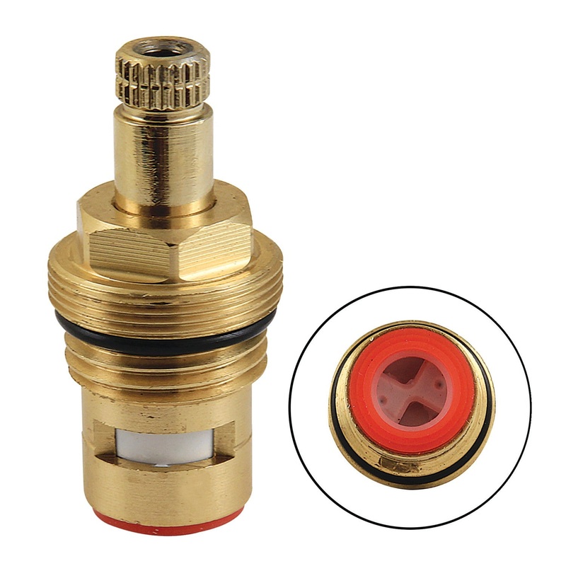 KSRP3192C Ceramic Disc Cartridge, 24 PT, Polished Brass