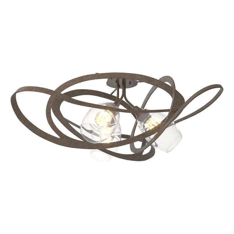 Nest Semi-Flush Bronze