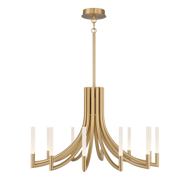 Olette 12-Light 36″ Chandelier Gold
