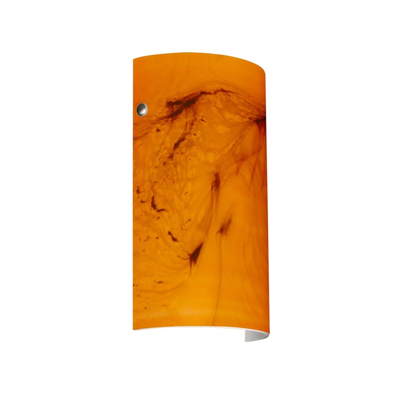 Besa 7042HB-PN Tamburo One Light Wall Sconce Polished Nickel