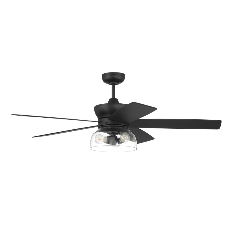 Craftmade GBN52FB5 Gibson 52″Ceiling Fan Flat Black