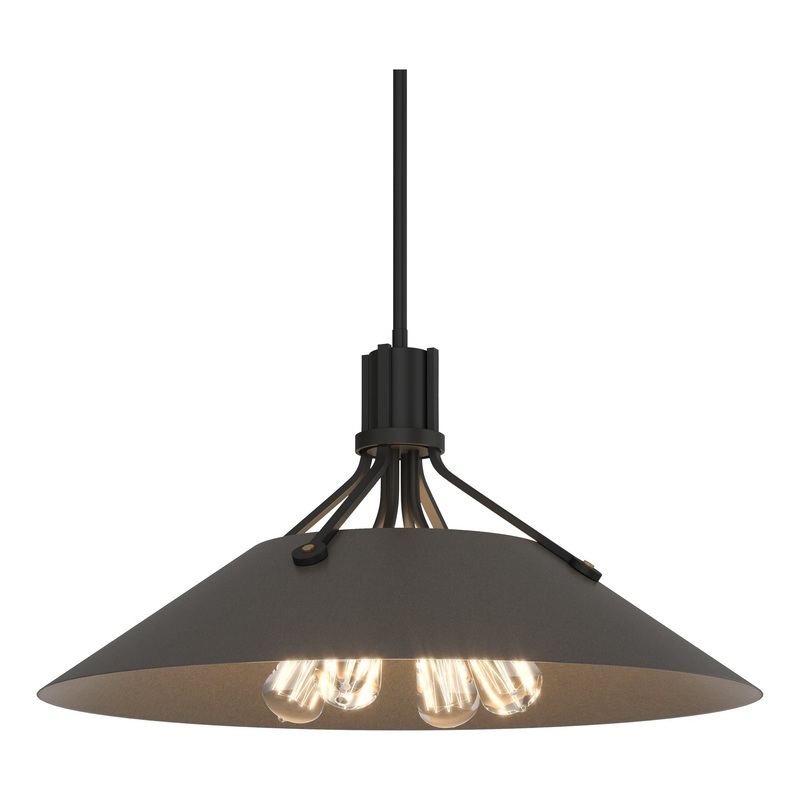 Henry Pendant Black Dark Smoke