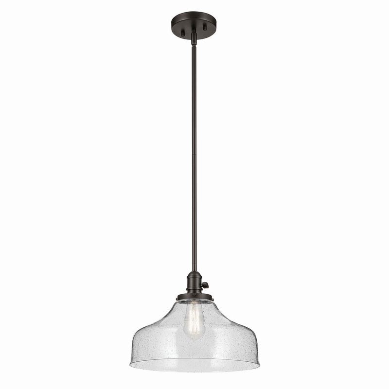 Kichler 43906OZ One Light Pendant, Olde Bronze