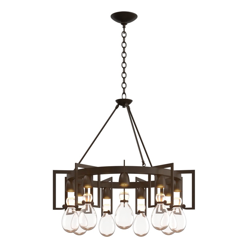 Apothecary Circular Chandelier Bronze