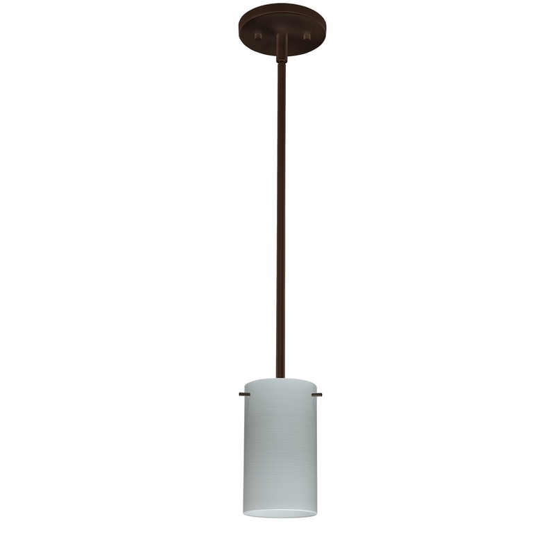 Besa 1TT-4404KR-BR Stilo One Light Pendant Bronze